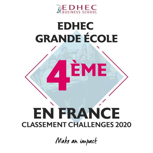 Edhec 4ème Grande Ecole en France